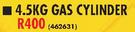 Megamaster 4.5Kg Gas Cylinder