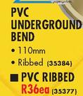 Marley PVC Ribbed Underground Bend-Each