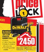 DeWalt 18V Li-Ion Cordless Hammer Drill