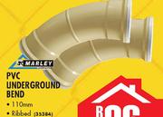 Marley PVC Ribbed Underground Bend-Each