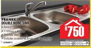 Franke Double Bowl Sink PLN621