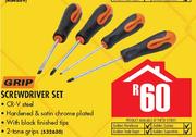 Grip Screwdriver Set