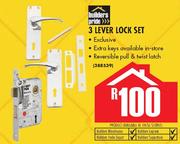 Builders Pride 3 Lever Lock Set
