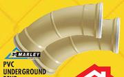 Marley 110mm PVC Ribbed Underground Bend-Each