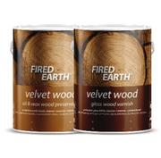 Fired Earth 5Ltr Velvet Wood Preserve