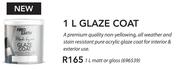 Fired Earth 1Ltr Glaze Coat Matt Or Gloss