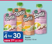Squish Pouches-4 x 110ml