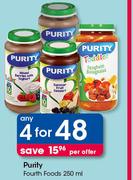 Purity Fourth Foods-4 x 250ml
