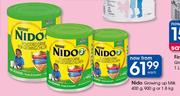 Nido Growing Up Milk-400g, 900g Or 1.8Kg-Each
