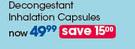 Karvol Decongestant Inhalation Capsules-Each