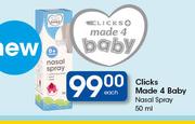 Clicks Made 4 Baby Nasal Spray-50ml Each