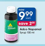 Adco Napamol Syrup-100ml Each