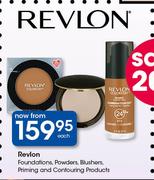 Revlon Foundations, Powders, Blushers, Priming & Contouring Products-Each