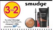 Smudge Lip, Eye Or Nail Products-Each