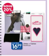 Clicks Or Cameo Pantihose-Each