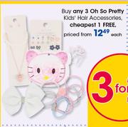 Oh So Pretty Kids Hair Accessories-Each