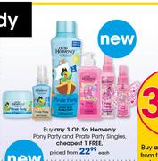 Oh So Heavenly Pony Party & Pirate Party Singles-Each