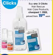 Clicks Hair Rescue Hair Care Products-Each