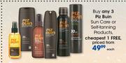 Piz Buin Sun Care Or Self Tanning Products-Each