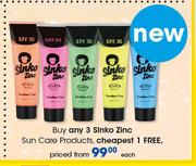 Sinko Zinc Sun Care Products-Each