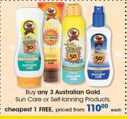 Australian Gold Sun Care Or Self Tanning Products-Each