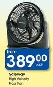 Safeway High Velocity Floor Fan-Each