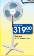 Safeway 40cm Pedestal Fan-Each