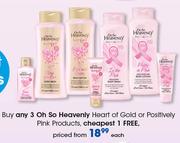 Oh So Heavenly Heart Of Gold Or Positively Pink Products-Each