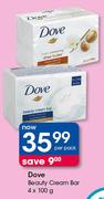 Dove Beauty Cream Bar-4X100g
