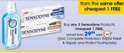 Sensodyne Products Excl. Complete Protection, Rapid Relief & Repair And Protect Toothpaste)-Each