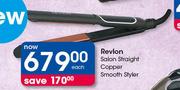 Revlon Salon Straight Copper Smooth Styler-Each