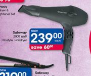 Safeway 2000 Watt Prostyle Hairdryer-Each