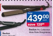 Revlon Pro Collection Wide Pllate Straightener-Each