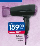 Safeway Compact Hairdryer-Each