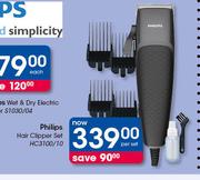 Philips Hair Clipper Set HC3100/10-Per Set