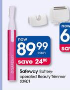 Safeway Battery Operated Beauty Trimmer S3901-Each