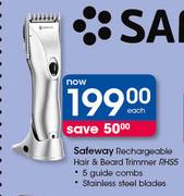 Safeway Rechargeable Hair & Beard Trimmer RHS5-Each
