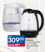 Safeway 1.7Ltr Glass Kettle-Each