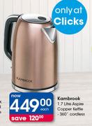 Kambrook 1.7Ltr Aspire Copper Kettle-Each