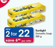Sunlight Domestic Soap-2 x 500g