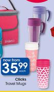Clicks Travel Mugs-Each