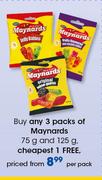 Maynards-75g & 125g Per Pack