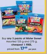 Mister Sweet Assorted-125g And 275g Per Pack