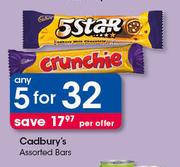 Cadbury's Assorted Bars-For 5