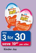 Kinder Joy-For 3
