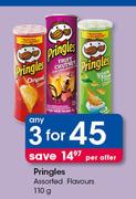 Pringles Assorted Flavours-3 x 110g