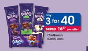 Cadbury's Bubbly Slabs-For 3