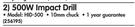 Roybi 500W Impact Drill HID-500