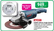  Ryobi 2100W 230mm Angle Grinder G-232
