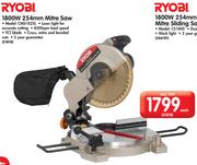 Ryobi 1800W 254mm Mitre Saw CMS1825L